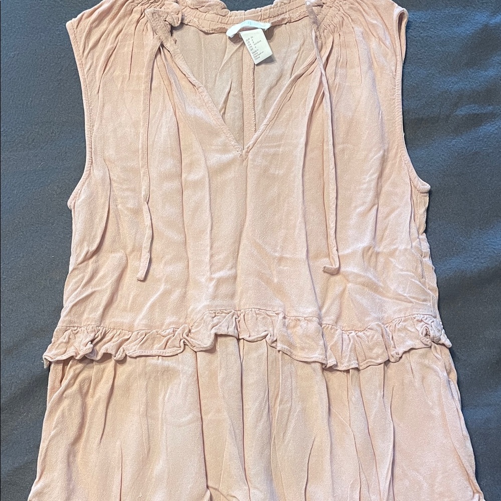 H&M Blush Pink Textured Top